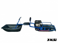 Мотобуксировщик толкач Альбатрос-XL8 с модулем. Без фары, тележки